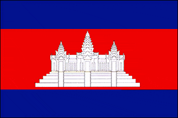 National Flag：Kingdom of Cambodia