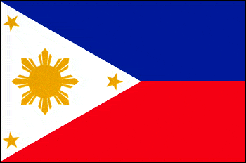 National Flag：Republic of the Philippines